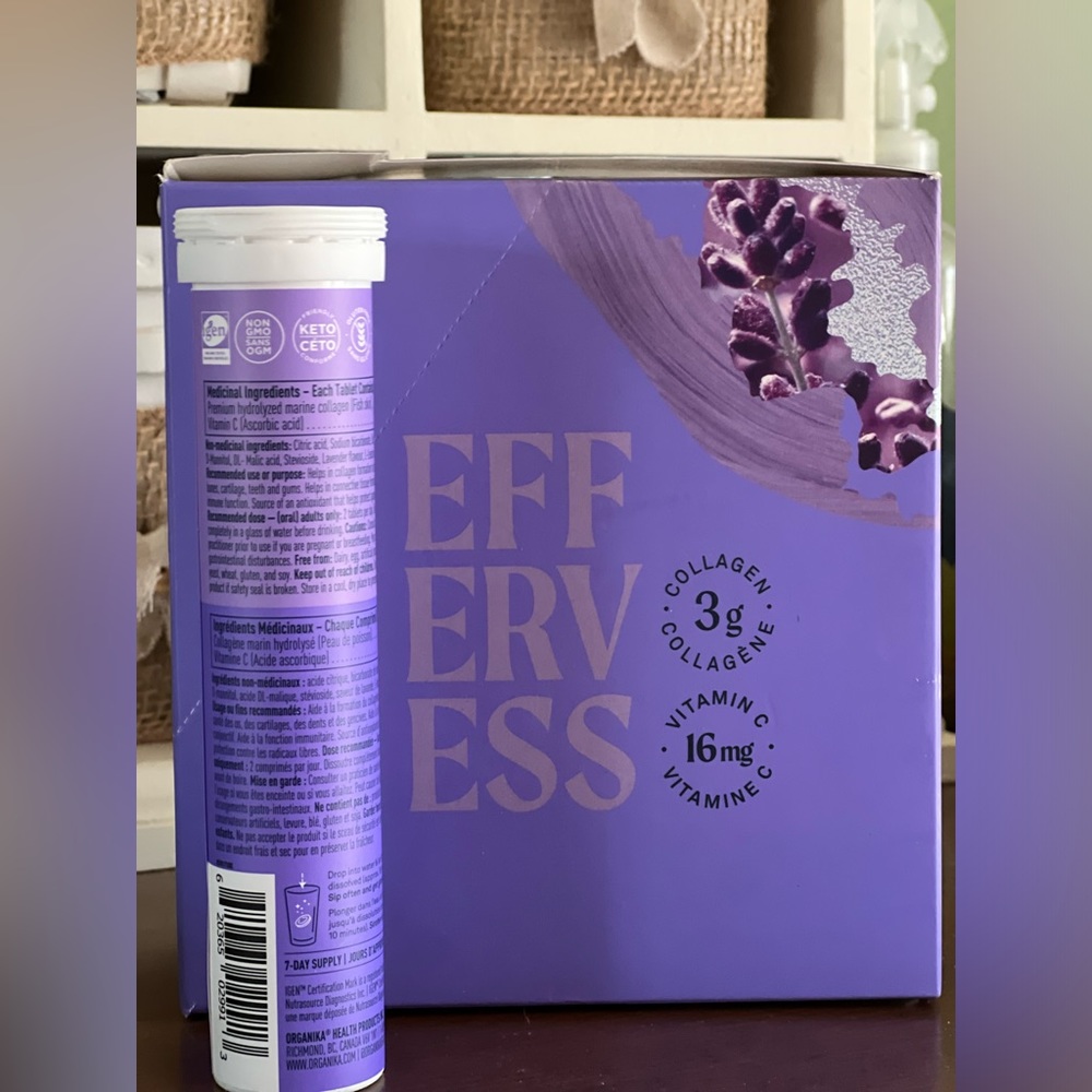 New Lavender Effervess Marine Collagen Tablets
